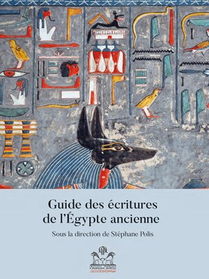 cover image of Guide des ecritures de l'Egypte ancienne